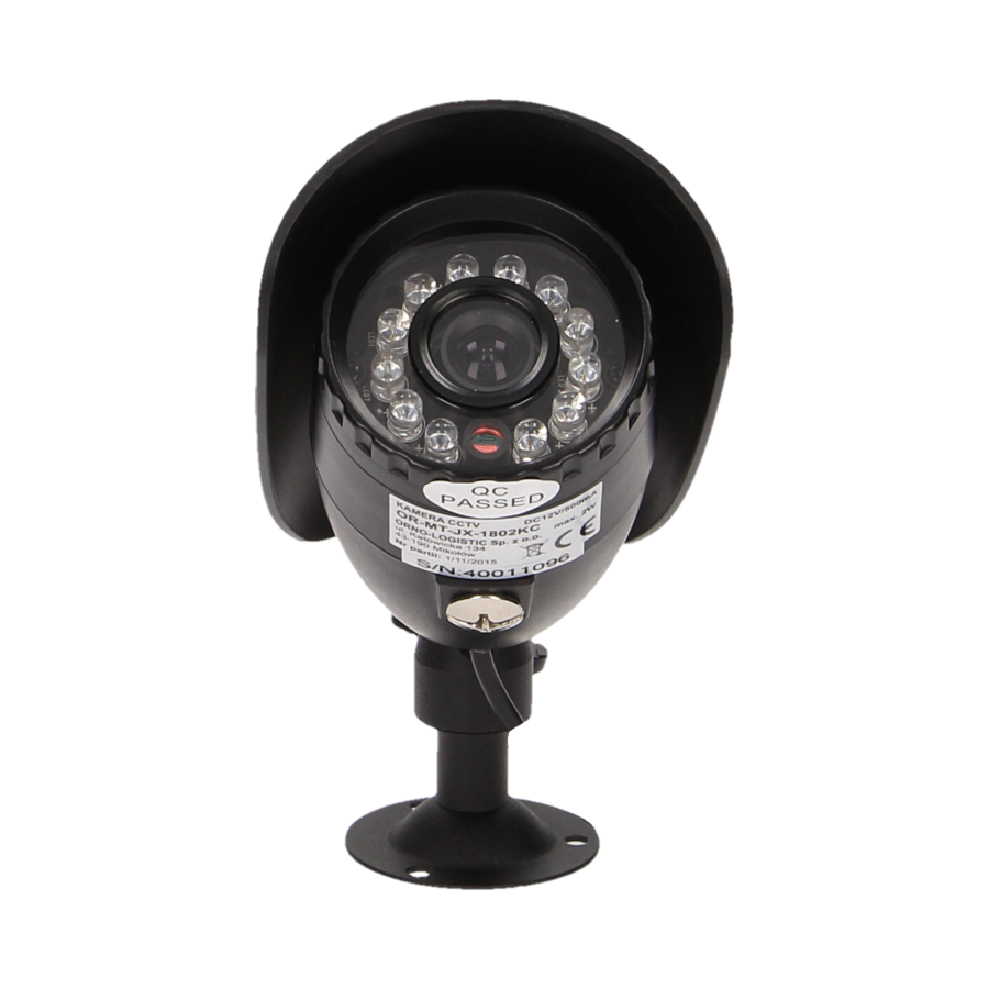 System do monitoringu 2-kanałowy, przewodowy CCTV, monitor LCD 7"