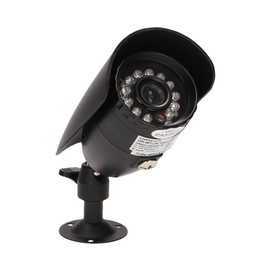 System do monitoringu 2-kanałowy, przewodowy CCTV, monitor LCD 7"