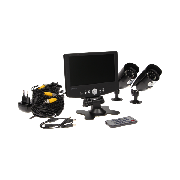 2-channel, wired monitoring system