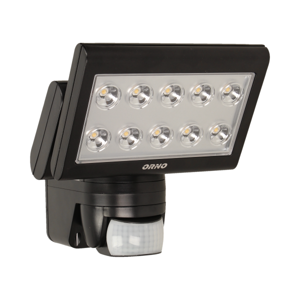 LED floodlight SIROCCO with motion sensor