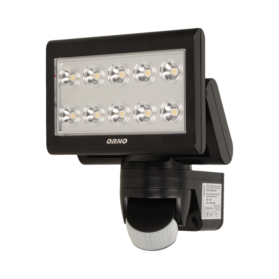 LED floodlight SIROCCO with motion sensor