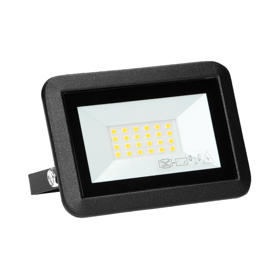 BULLED 20W naświetlacz 1600lm, IP65, 4000K, Alu+szkło