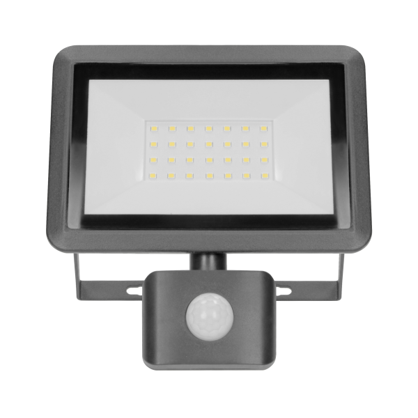 BULLED S floodlight 30W with PIR sensor