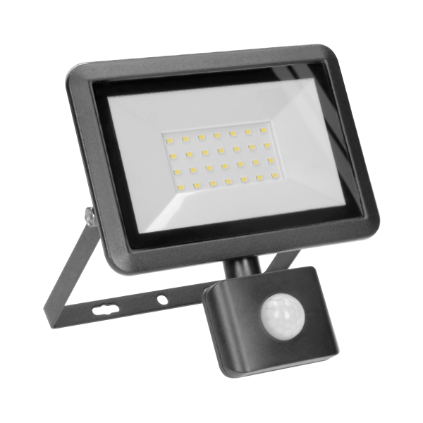 BULLED S floodlight 30W with PIR sensor