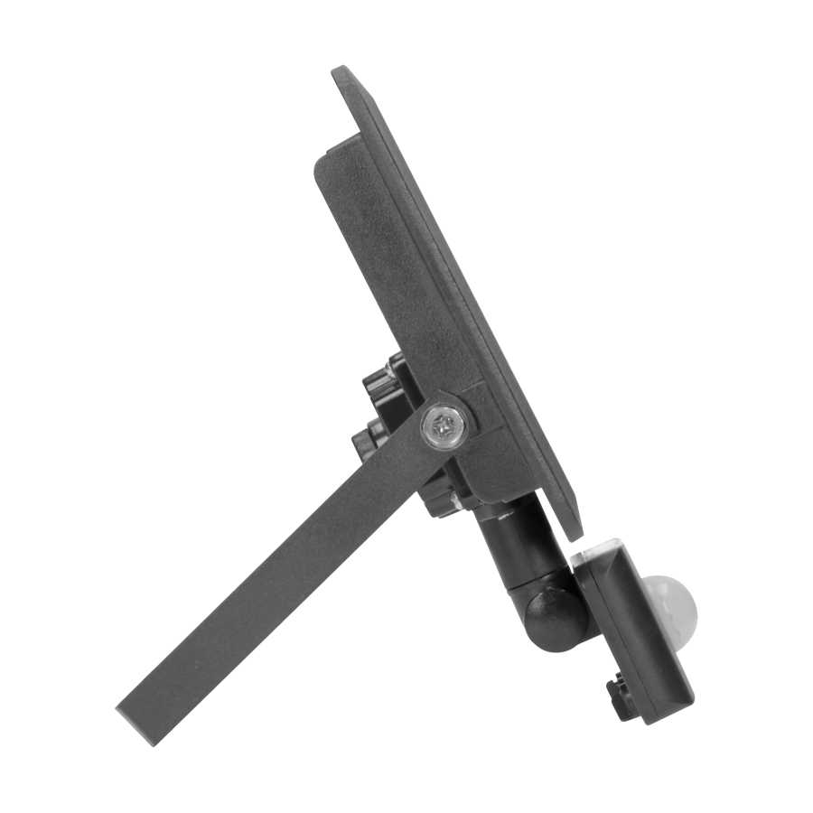 BULLED S 50W naświetlacz z PIR, 4000lm, IP44, 4000K, Alu+szkło