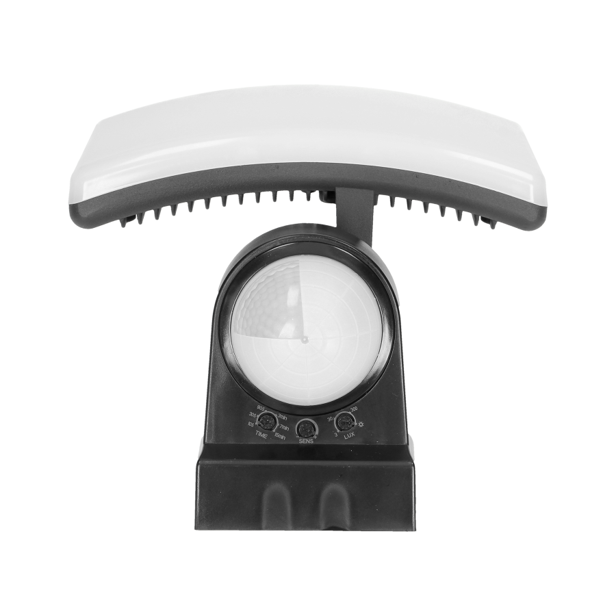 TOS LED garden floodlight with PIR motion sensor 240°, 30W, black