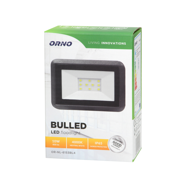 BULLED LED floodlight, 10W, 800lm