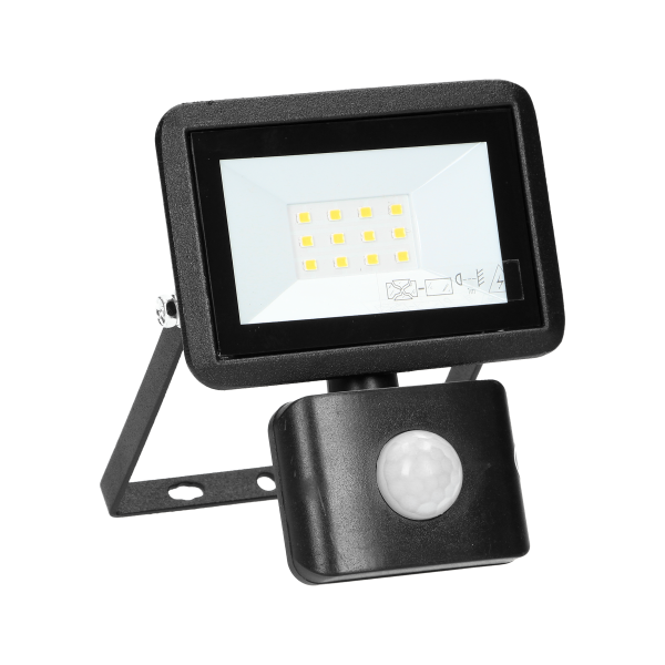 BULLED S LED floodlight with PIR motion sensor, 10W