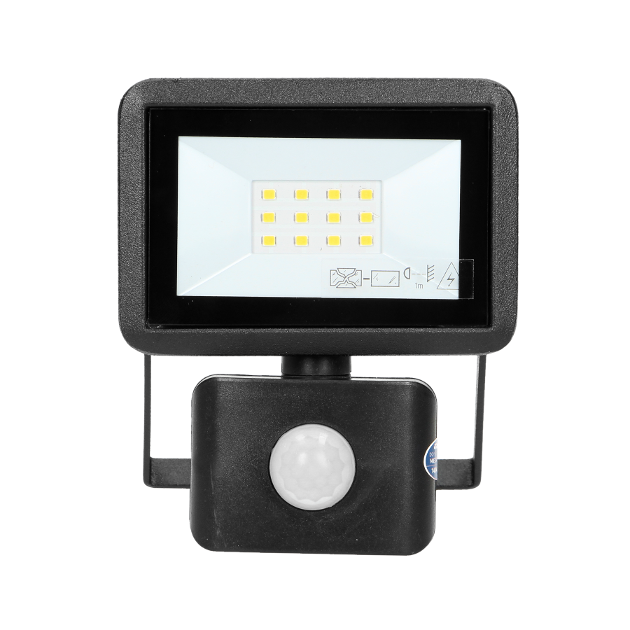 BULLED S LED floodlight with PIR motion sensor, 10W