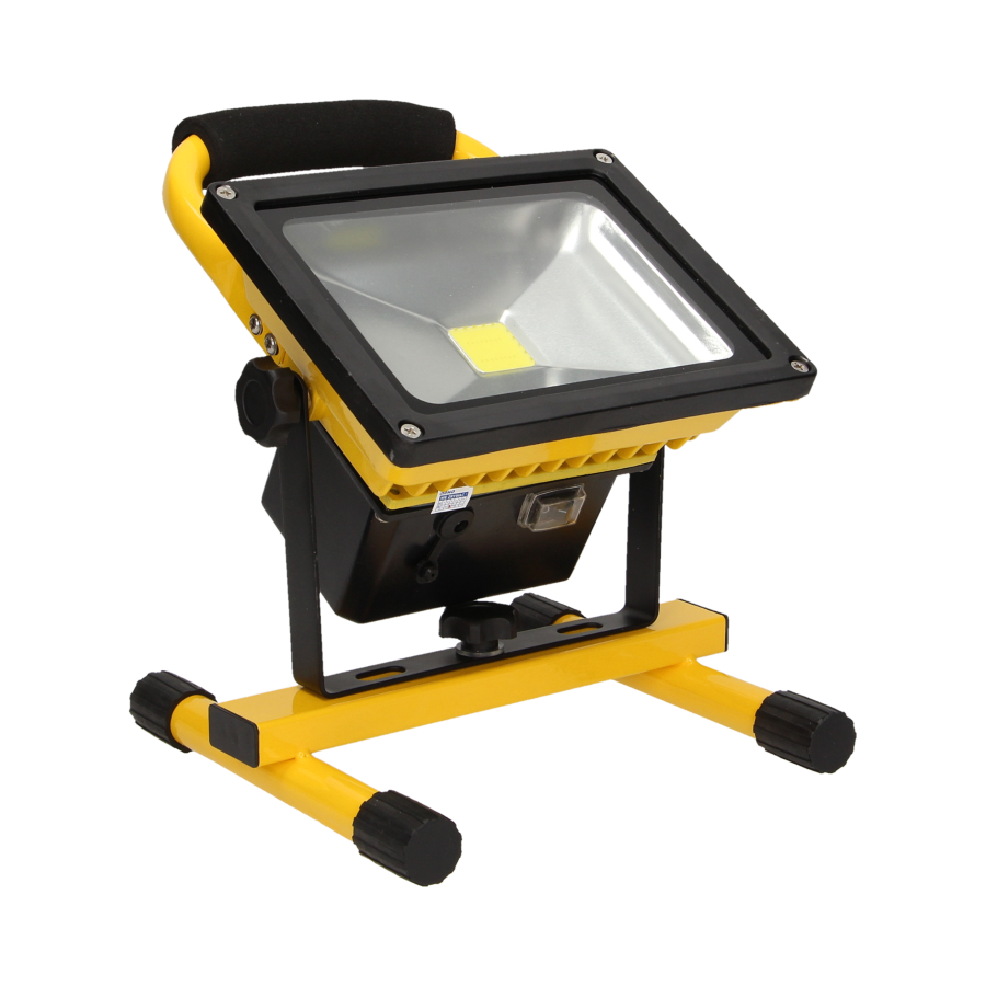 ROBOTIX LED COB 20W naświetlacz roboczy, przenośny z akumulatorem, 800lm, IP44, 6000K, 4400mAh
