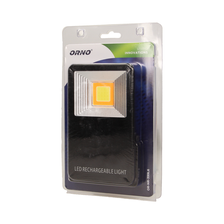 ROBOTIX MINI 10W naświetlacz roboczy z akumulatorem, 400lm, IP44, 6000K, 5400mAh, z ładowarką USB i funkcją power bank