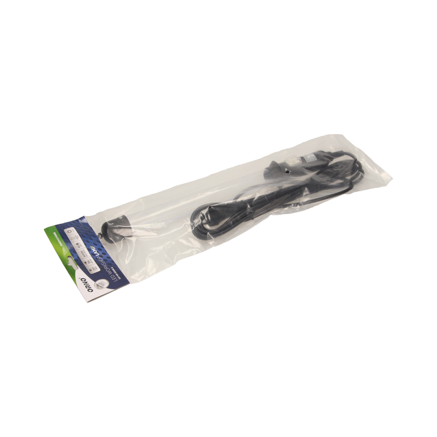 Lampa warsztatowa LED 8,5W, 500lm, IP44, 6000K, przewód 2x0,75mm² - 5m