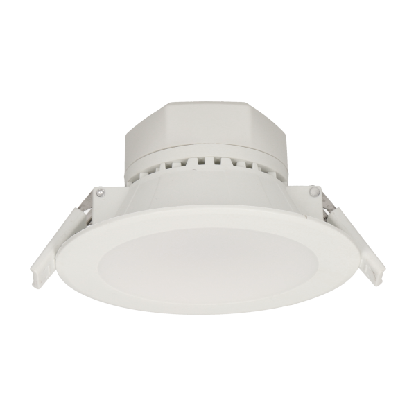 AURA LED 10W, oprawa downlight, podtynkowa, 850lm, 3000K, biała, wbudowany zasilacz LED
