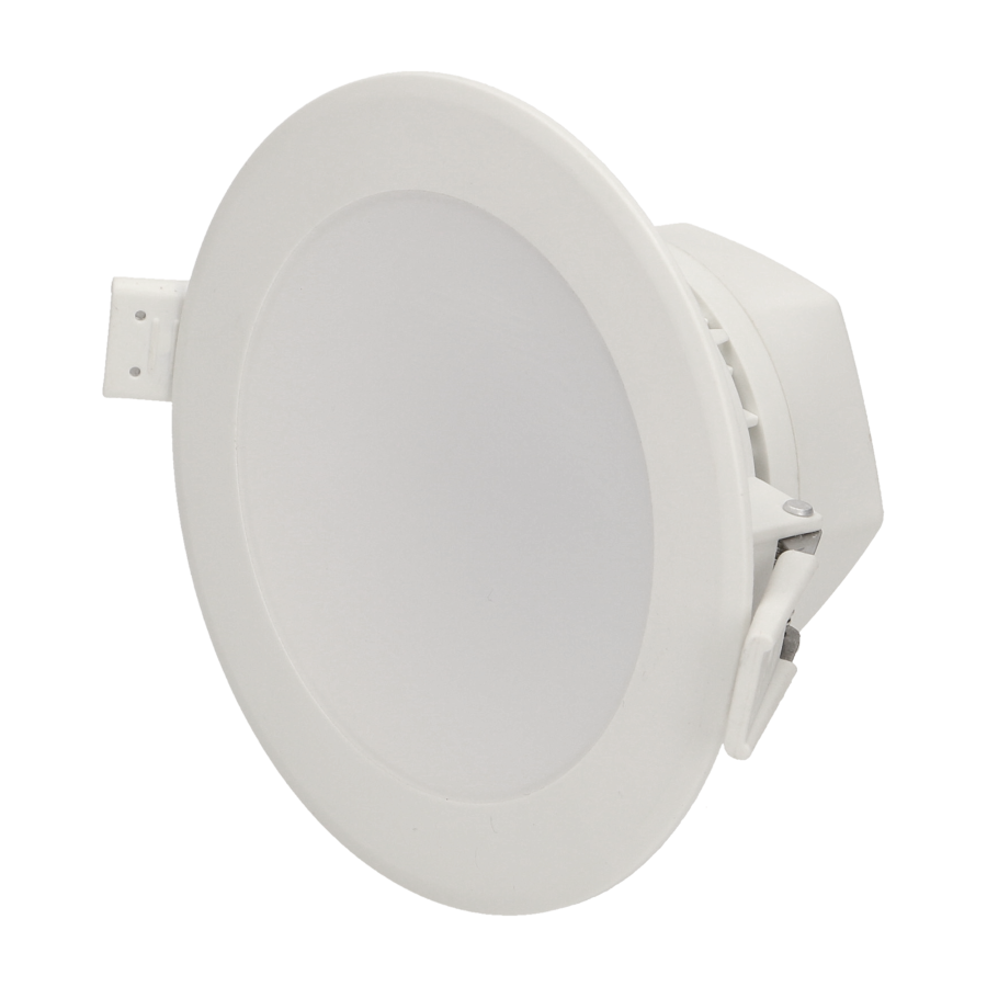 AURA LED 10W, oprawa downlight, podtynkowa, 850lm, 3000K, biała, wbudowany zasilacz LED