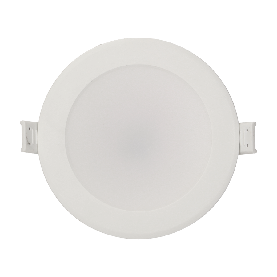 AURA LED 10W, oprawa downlight, podtynkowa, 850lm, 3000K, biała, wbudowany zasilacz LED