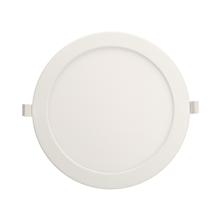 EURUS LED 20W, oprawa downlight, podtynkowa, okrągła, 1400lm, 4000K, biała, wbudowany zasilacz LED