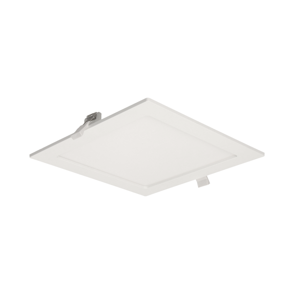 AKMAN LED 18W, oprawa downlight, podtynkowa, kwadratowa, 1300lm, 4000K, biała, wbudowany zasilacz LED