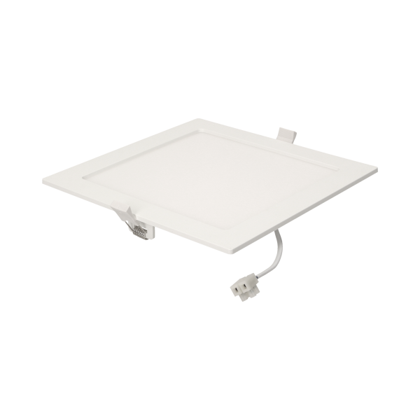 AKMAN LED 18W, oprawa downlight, podtynkowa, kwadratowa, 1300lm, 4000K, biała, wbudowany zasilacz LED