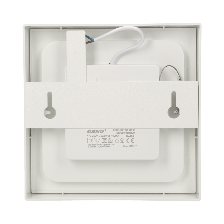 Surface mounted LED downlight LETI, 12W, 4000K