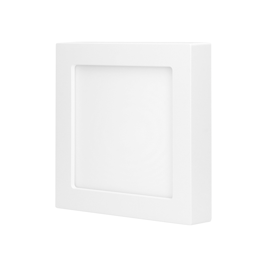 LETI LED 18W, oprawa downlight, natynkowa, kwadratowa, 1300lm, 3000K, biała, wbudowany zasilacz LED