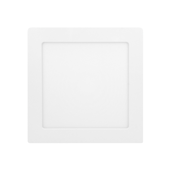 LETI LED 18W, oprawa downlight, natynkowa, kwadratowa, 1300lm, 3000K, biała, wbudowany zasilacz LED