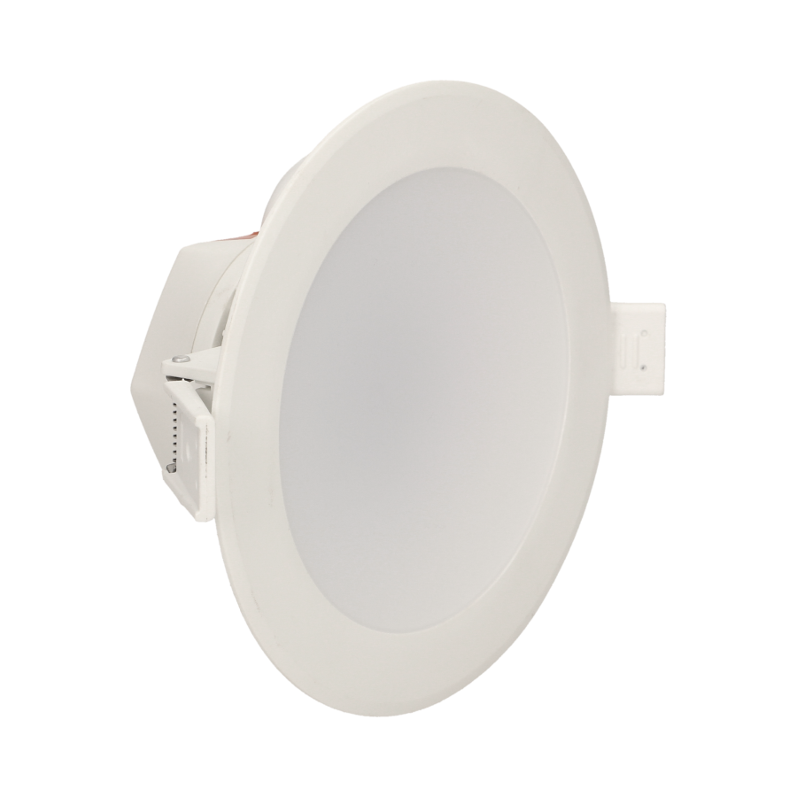AURA LED 12W, oprawa downlight, podtynkowa, 950lm, 3000K, biała, wbudowany zasilacz LED