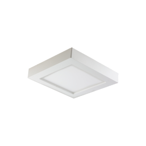 LETI LED 24W, oprawa downlight, natynkowa, kwadratowa, 1900lm, 4000K, biała, wbudowany zasilacz LED