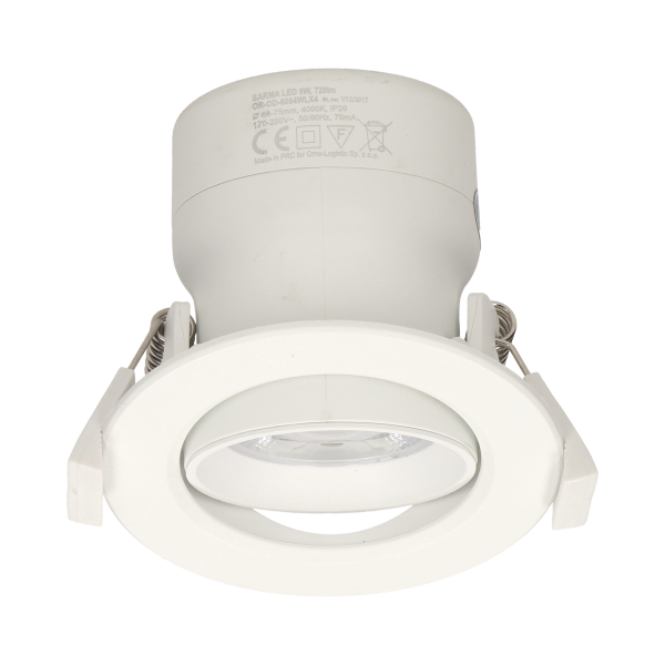 Flush mounted LED downlight SARMA, 9W
