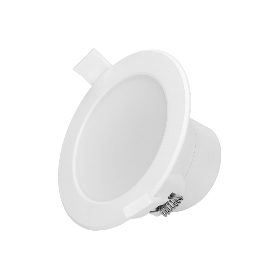 AURA LED 9W, oprawa downlight, podtynkowa, 4000K, biała, wbudowany zasilacz LED