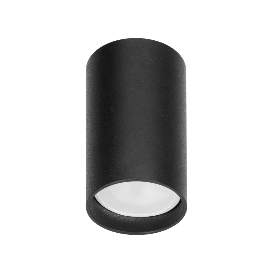 BARBRA DLR GU10 downlight max 50W, IP20, okrągły, czarny, aluminium