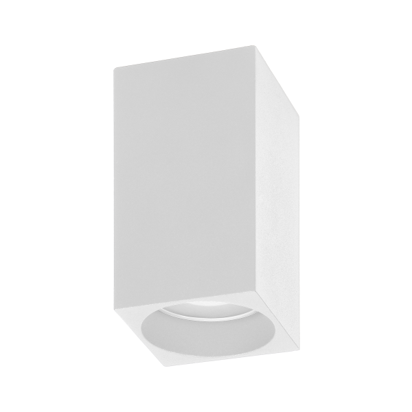 BARBRA DLS GU10 downlight, ceiling light, 50W, square, white