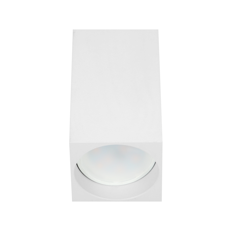 BARBRA DLS GU10 downlight, ceiling light, 50W, square, white