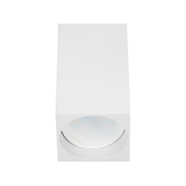 BARBRA DLS GU10 downlight, ceiling light, 50W, square, white