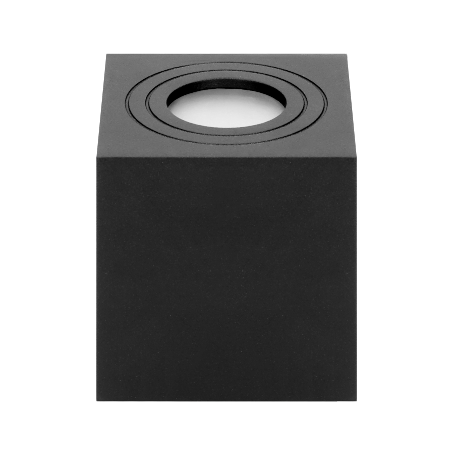 MEGY DLS GU10 downlight, ceiling light, 50W, square, black