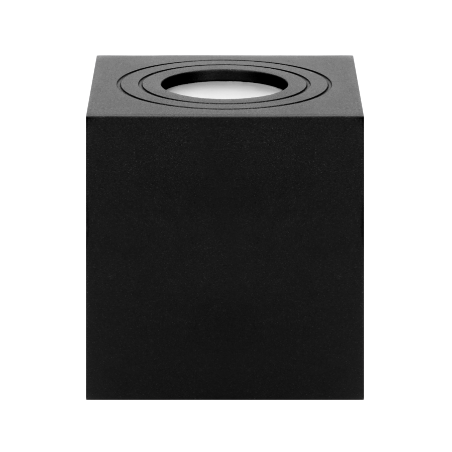 MEGY DLS GU10 downlight, ceiling light, 50W, square, black