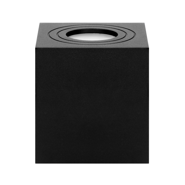 MEGY DLS GU10 downlight, ceiling light, 50W, square, black