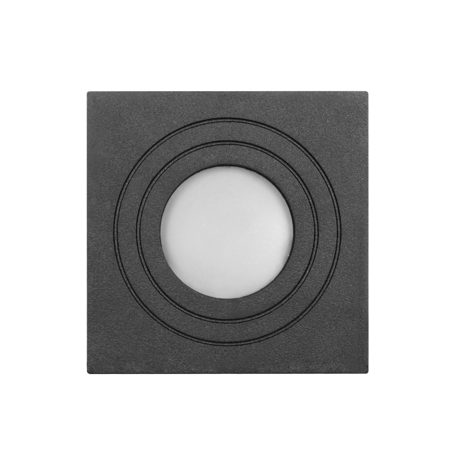 MEGY DLS GU10 downlight, ceiling light, 50W, square, black