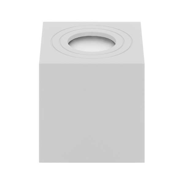 MEGY DLS GU10 downlight, ceiling light, 50W, square, white