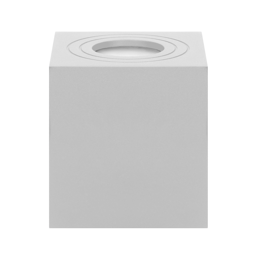 MEGY DLS GU10 downlight, ceiling light, 50W, square, white