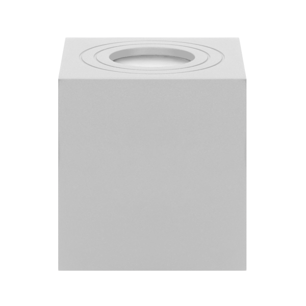 MEGY DLS GU10 downlight, ceiling light, 50W, square, white