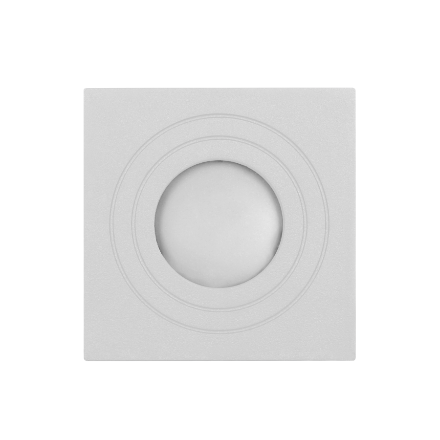MEGY DLS GU10 downlight, ceiling light, 50W, square, white