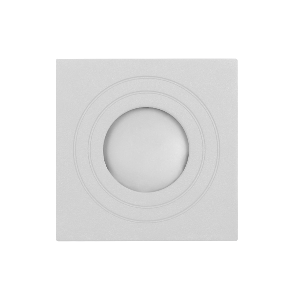 MEGY DLS GU10 downlight, ceiling light, 50W, square, white