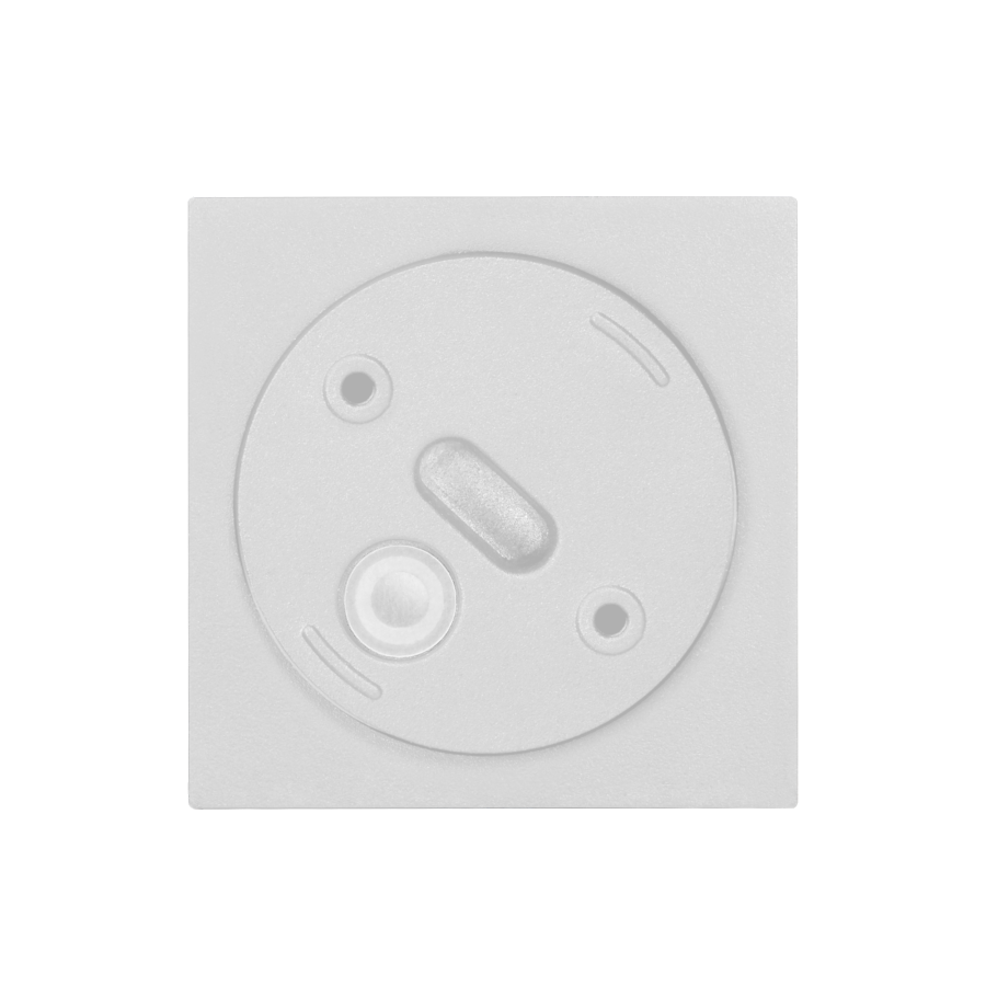 MEGY DLS GU10 downlight max 50W, IP54, kwadrat, biały, aluminium