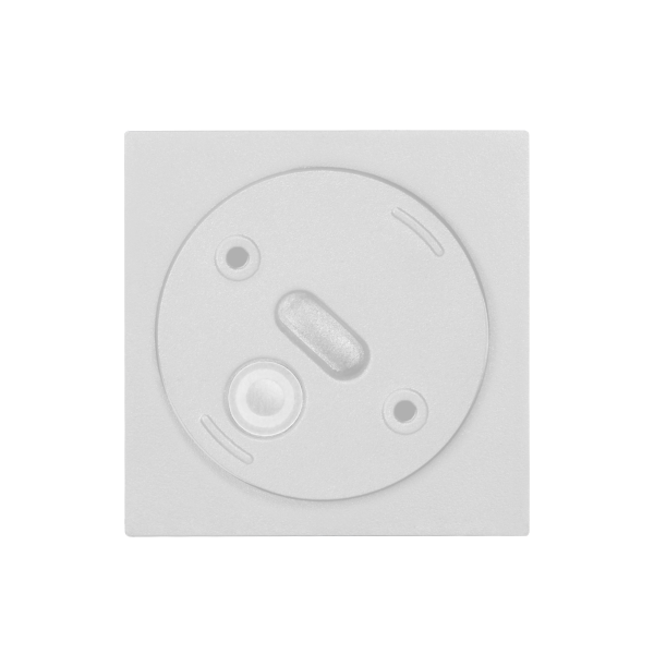 MEGY DLS GU10 downlight max 50W, IP54, kwadrat, biały, aluminium