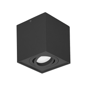 CAROLIN DLS GU10 downlight, ceiling light, 35W, square, black