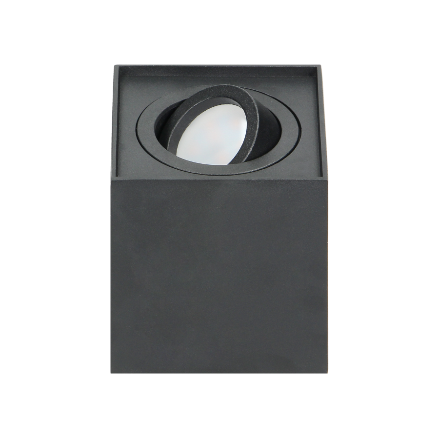 CAROLIN DLS GU10 downlight, ceiling light, 35W, square, black