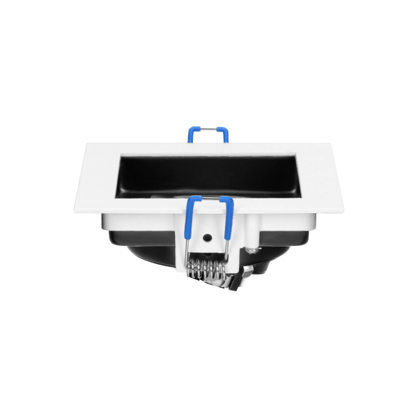 YOP decorative frame for spotlight suitable for LED diode or a halogen lamp (MR16/GU10), max. 50W, adjustable light direction, white+black