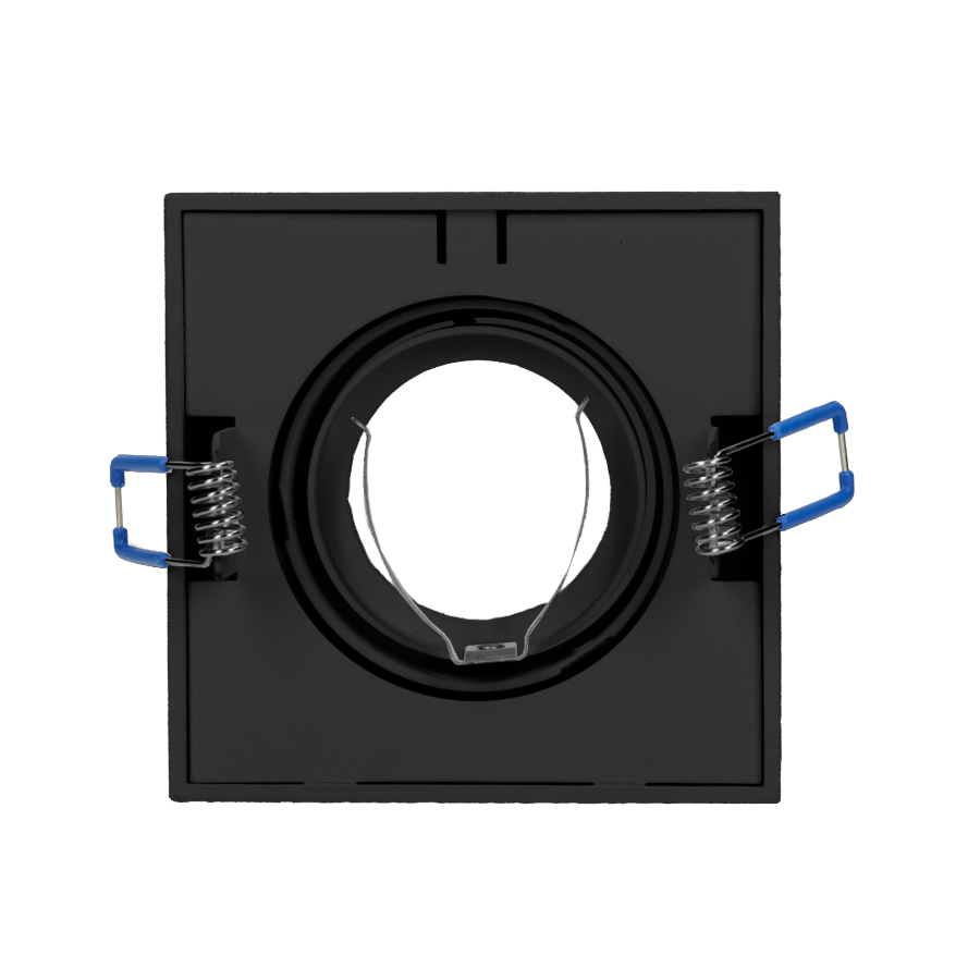 SORMUS S ramka dekoracyjna oprawy punktowej, MR16/GU10 max 50W, regulowana, kwadrat, czarna