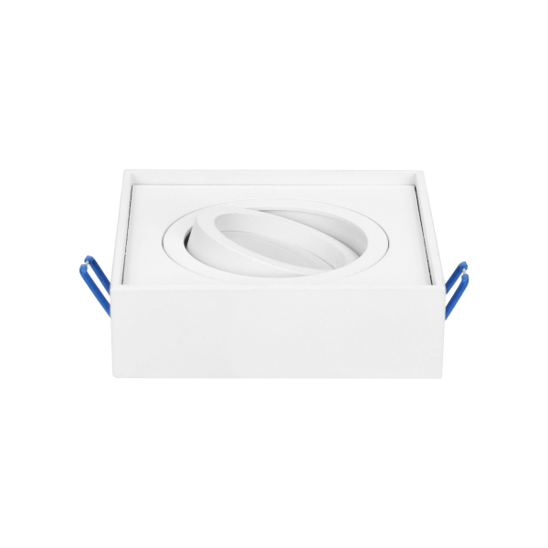 SORMUS S decorative frame for spotlight suitable for LED diode or a halogen lamp (MR16/GU10), max. 50W, adjustable light direction, square, white SORMUS S decorative frame for spotlight suitable for LED diode or a halogen lamp (MR16/GU10), max. 50W, adjustable light direction, square, white
