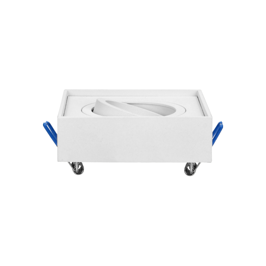 SORMUS S ramka dekoracyjna oprawy punktowej, MR16/GU10 max 50W, regulowana, kwadrat, biała